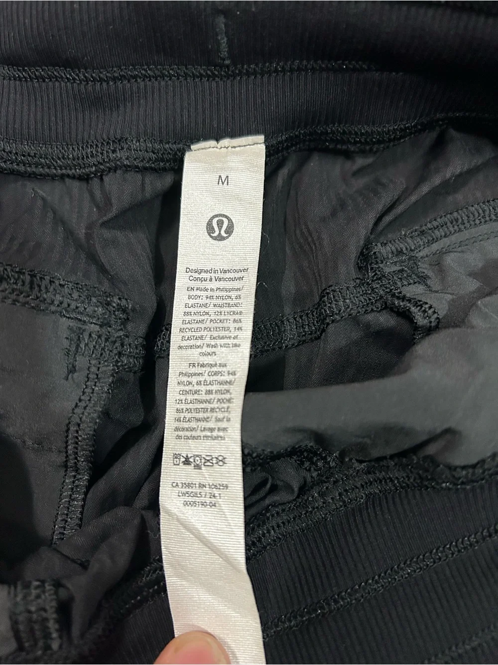lululemon athletica Kids Black Jogger Pants
